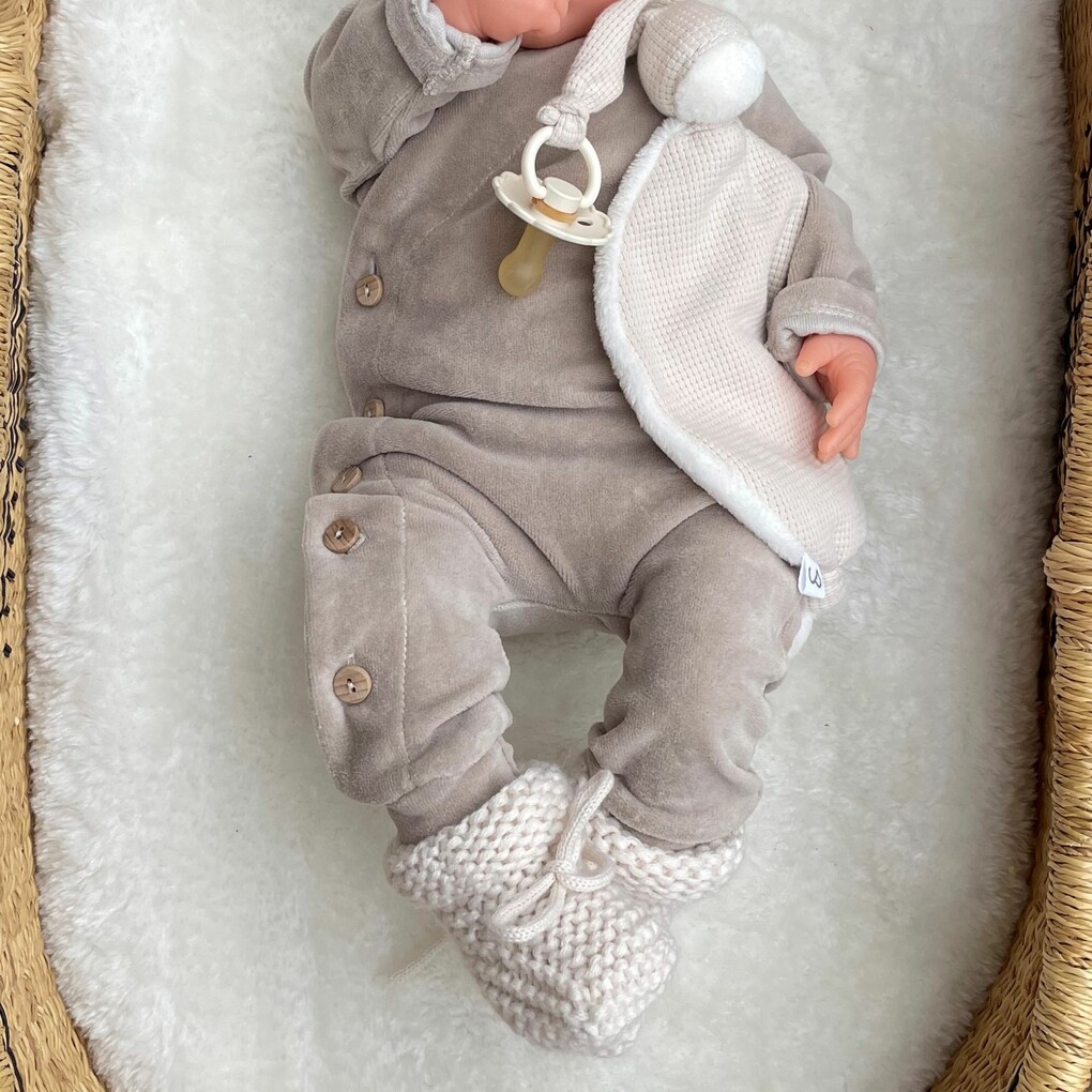 Velours cheap boxpakje baby